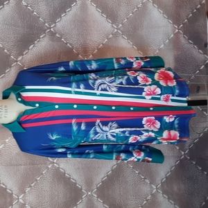 Tropical Print Blouse